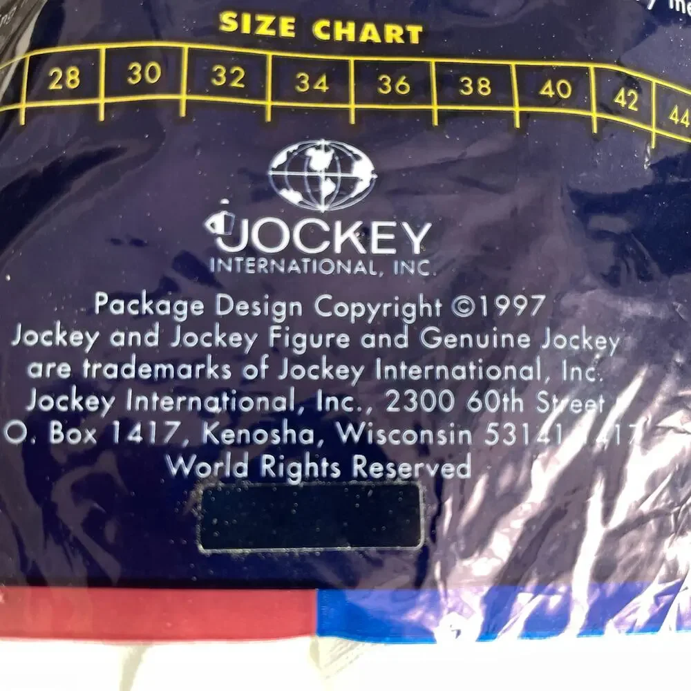 Jockey Classic Men Brief Underwear Pack Of 3 Vintage 1997 White NOS Sealed